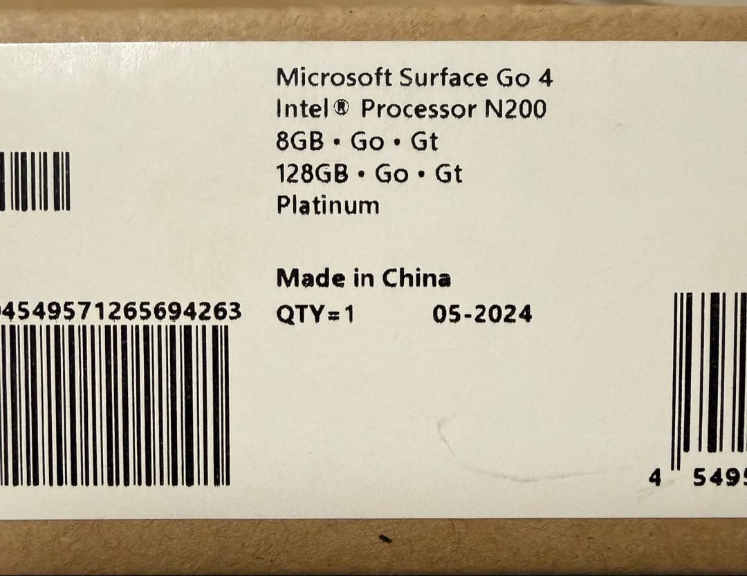 Microsoft Surface Go 4 本体 XHU-00015