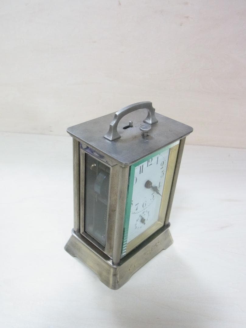 精工舎　機械式置時計　呼鈴付目覚　大正時代　稼働品