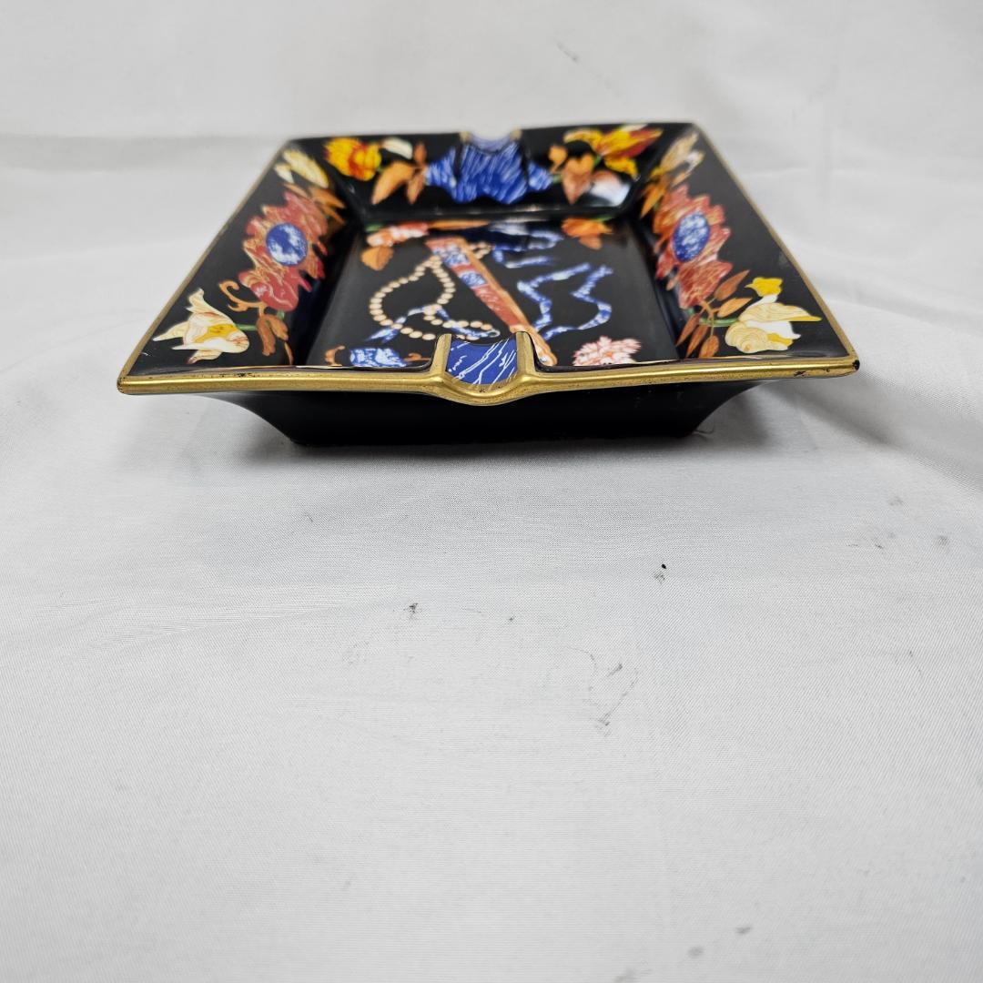 【1988年希少】HERMES ヴィドポシュ 灰皿 小物入れ「東洋と西洋の石」