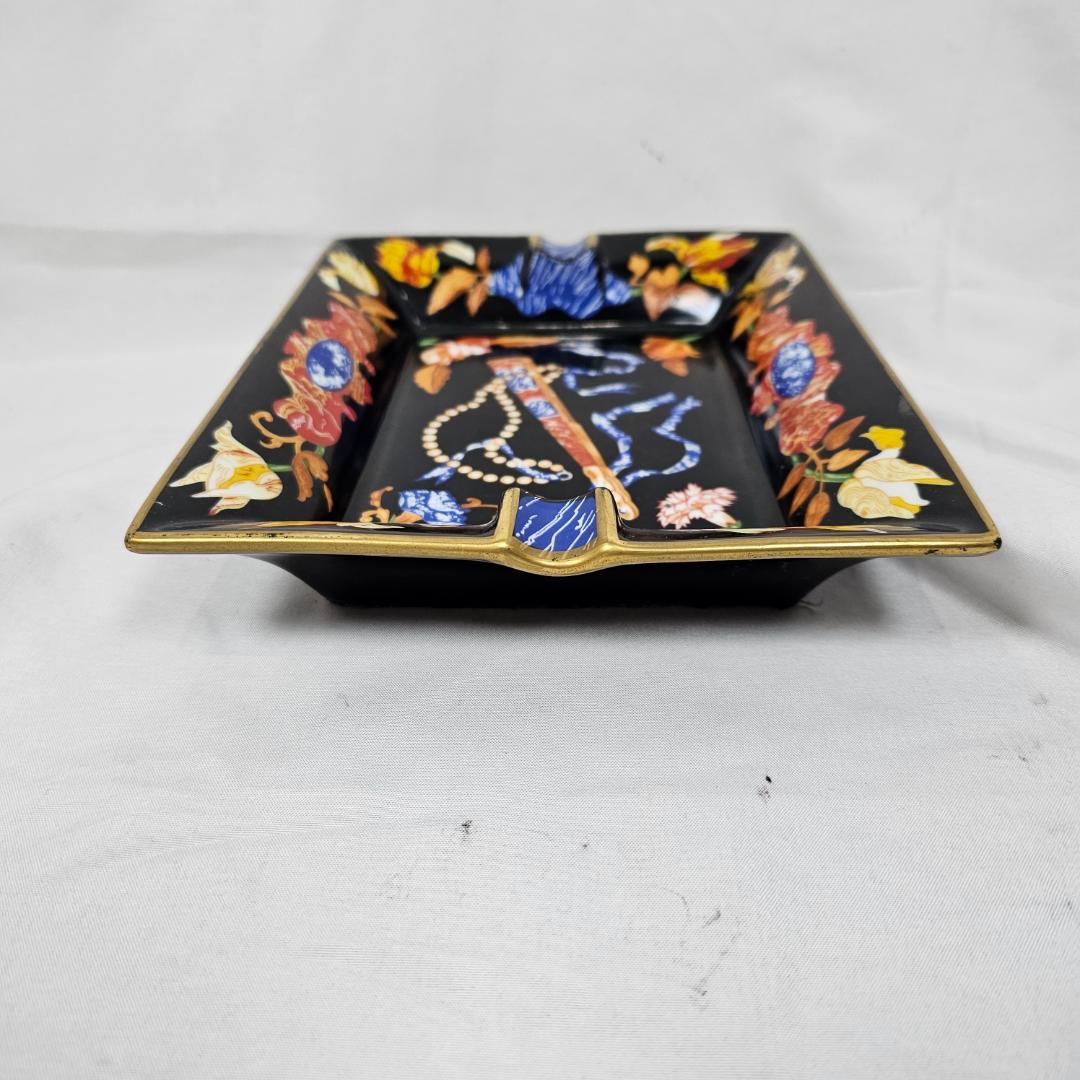 【1988年希少】HERMES ヴィドポシュ 灰皿 小物入れ「東洋と西洋の石」