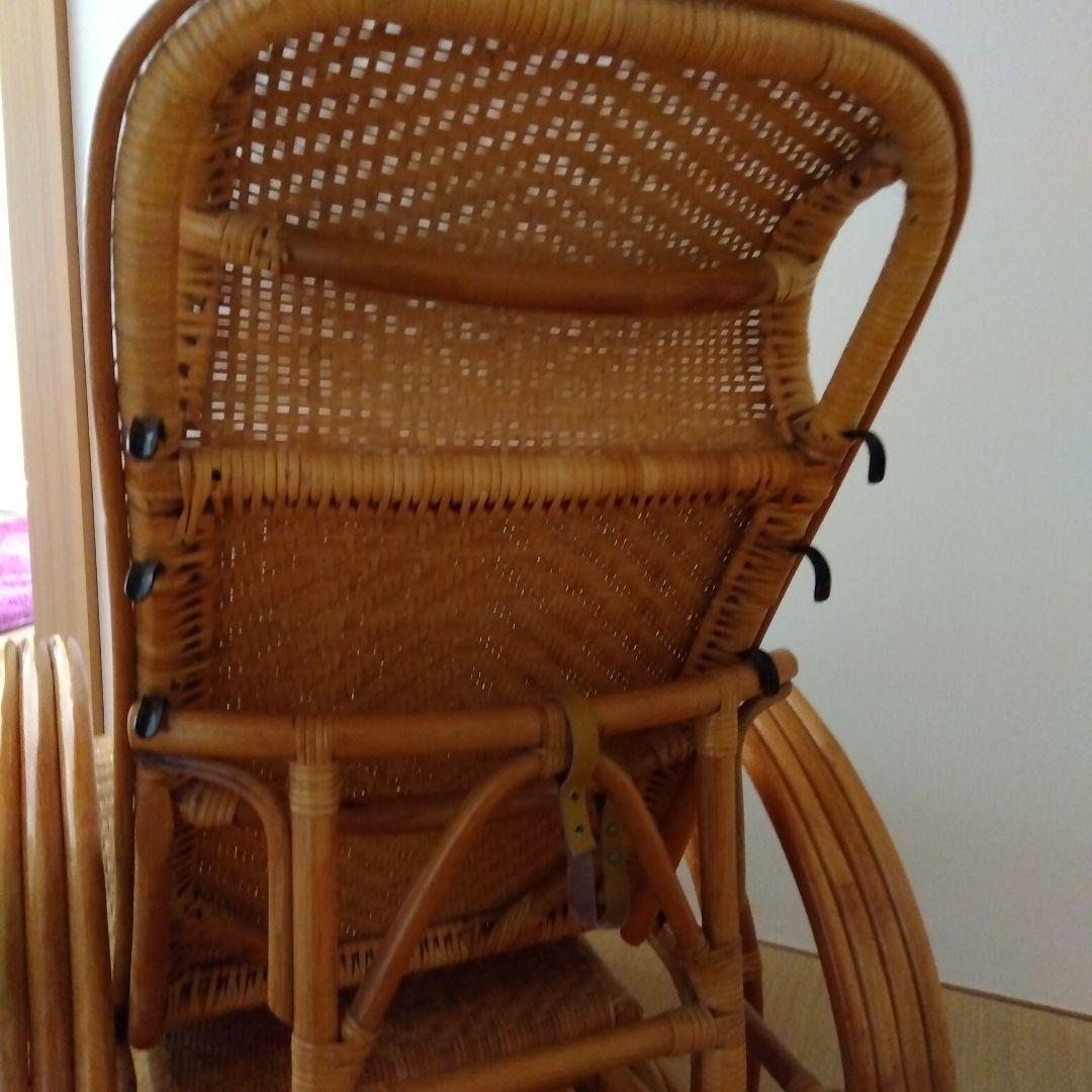 アリ　ラタン　籐製　リクライニングチェア