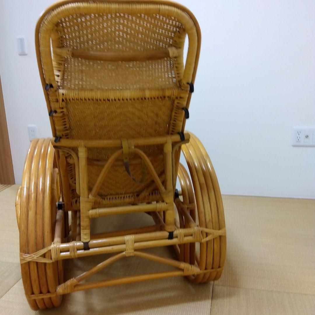 アリ　ラタン　籐製　リクライニングチェア