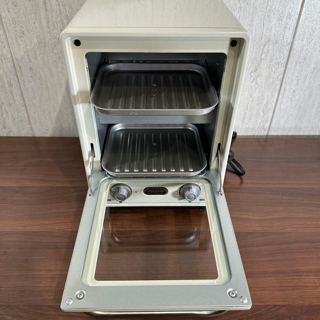 美品　Toffy トフィー　オーブントースター　K-TS4アッシュホワイト