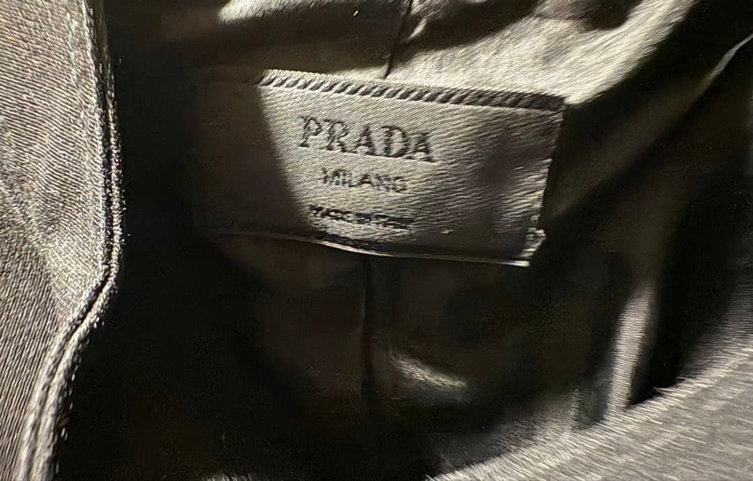 プラダ ナイロン ライダース ジャケット ブラック 38