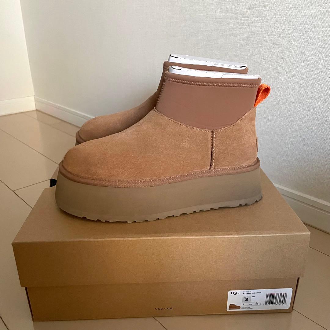 UGG クラシックミニディッパー　25センチ　チェスナット