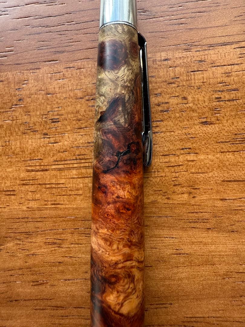 Craft A 本カリン瘤紅白　シャープペンシル