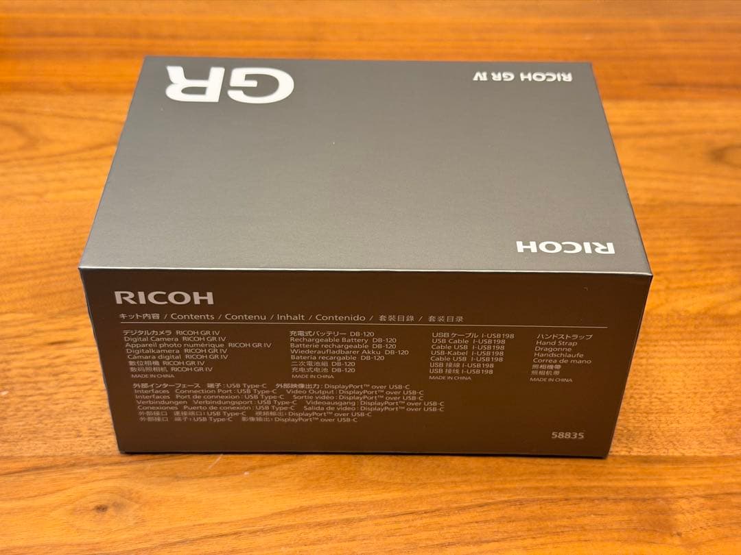 【新品未使用】GR4 RICOH リコー