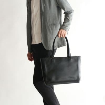 【新品未使用】　香久山鞄　ホーガンズアレイ/レザートート　ブラック