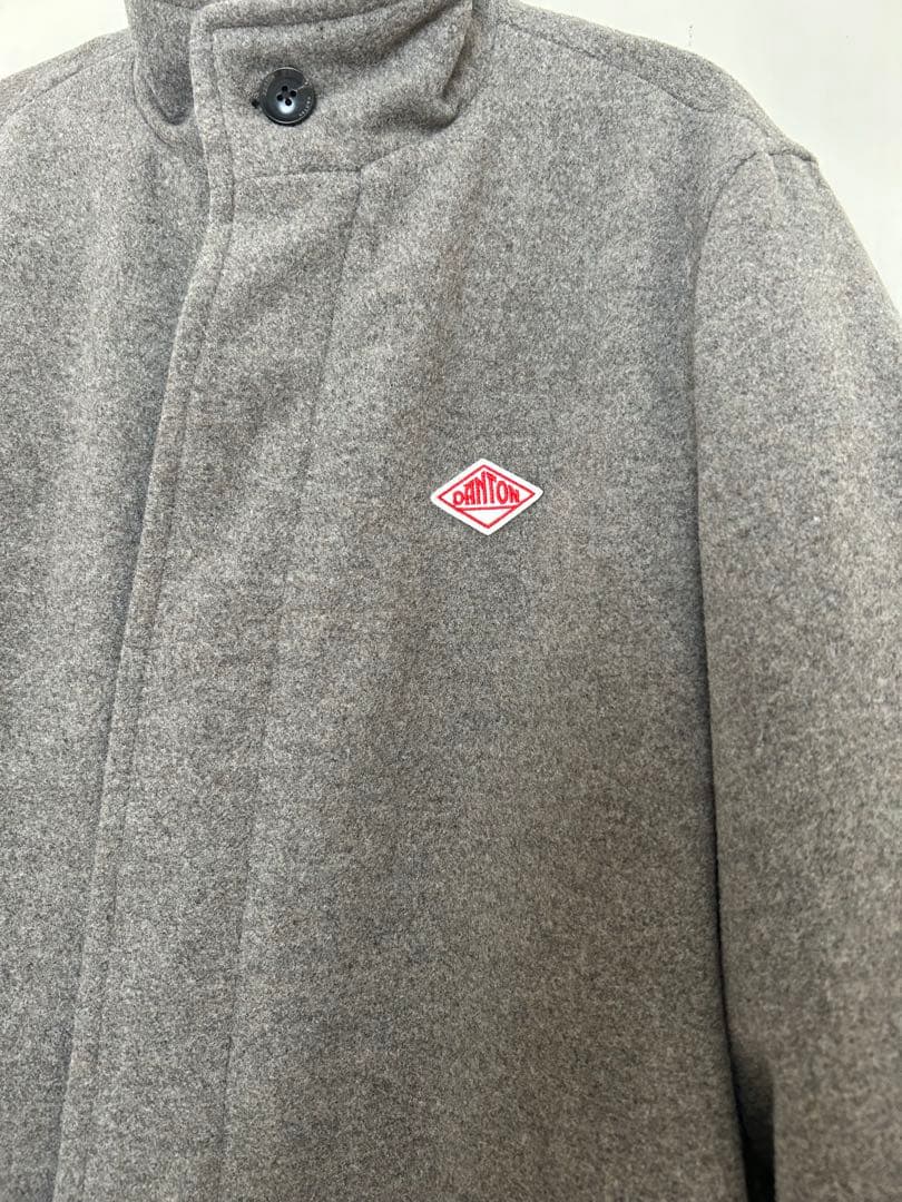 美品ダントンDANTON レイビームス別注　スタンドカラーモッサダウンコート36
