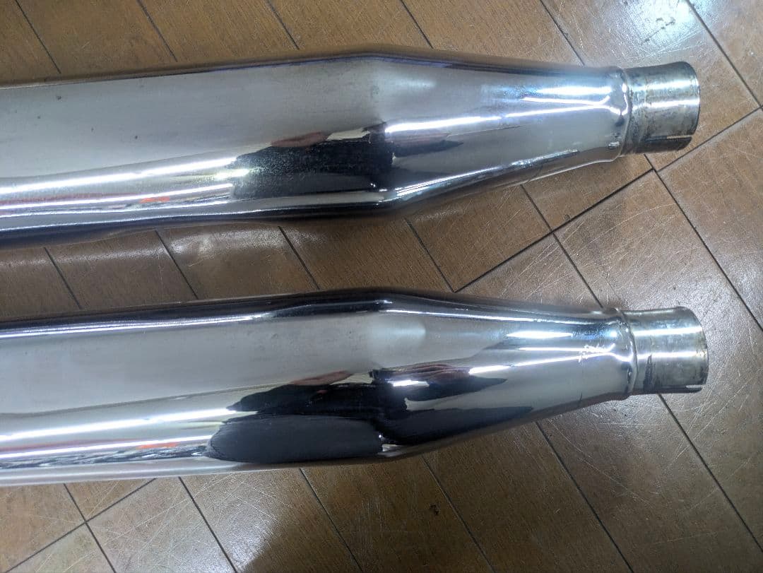 ハーレー用　クリアキン　スリップオンマフラー　クラッシャー　ツーリングモデル用