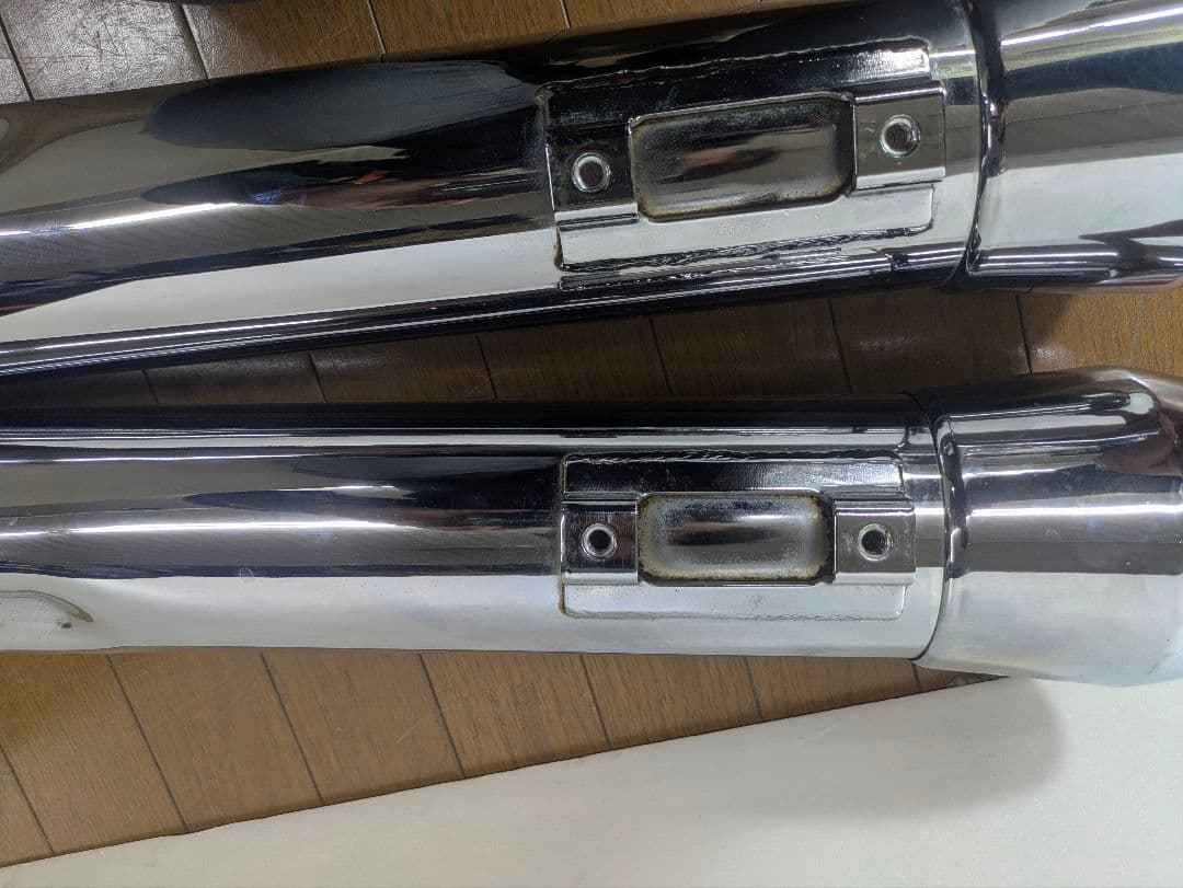 ハーレー用　クリアキン　スリップオンマフラー　クラッシャー　ツーリングモデル用