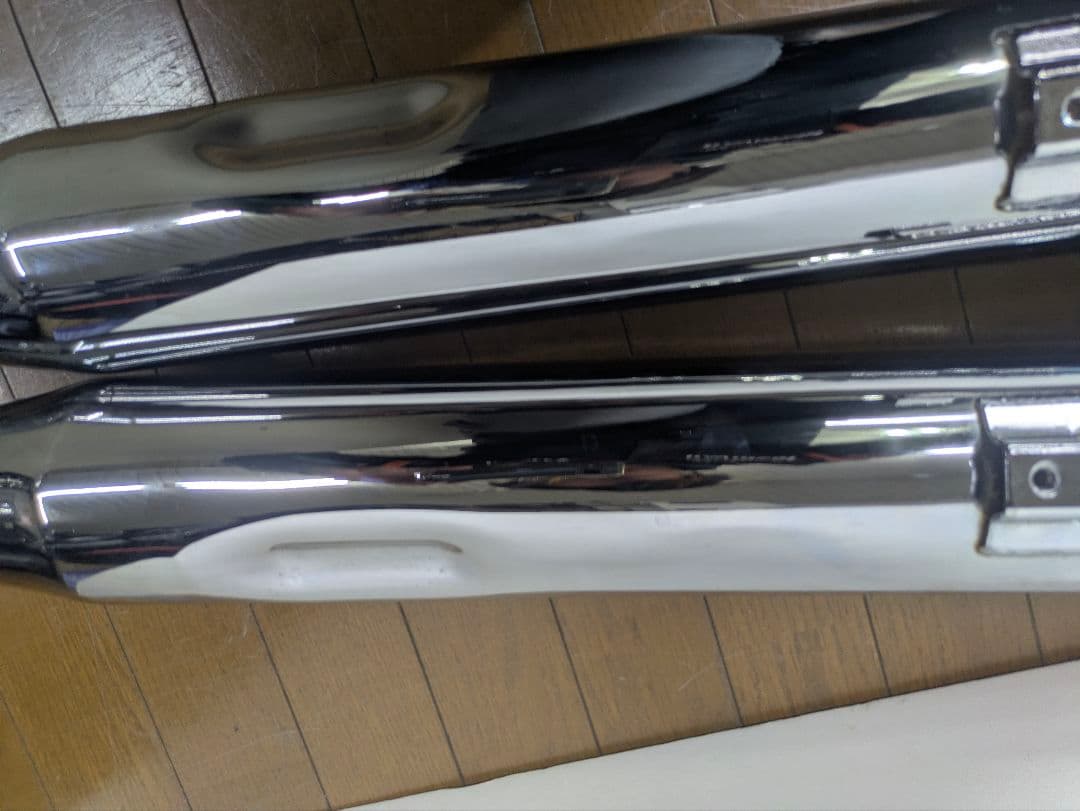 ハーレー用　クリアキン　スリップオンマフラー　クラッシャー　ツーリングモデル用