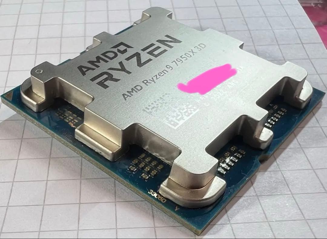 謎のRYZEN小祭笑 AMD RYZEN 9 7950X3Dやはりジャンク扱い
