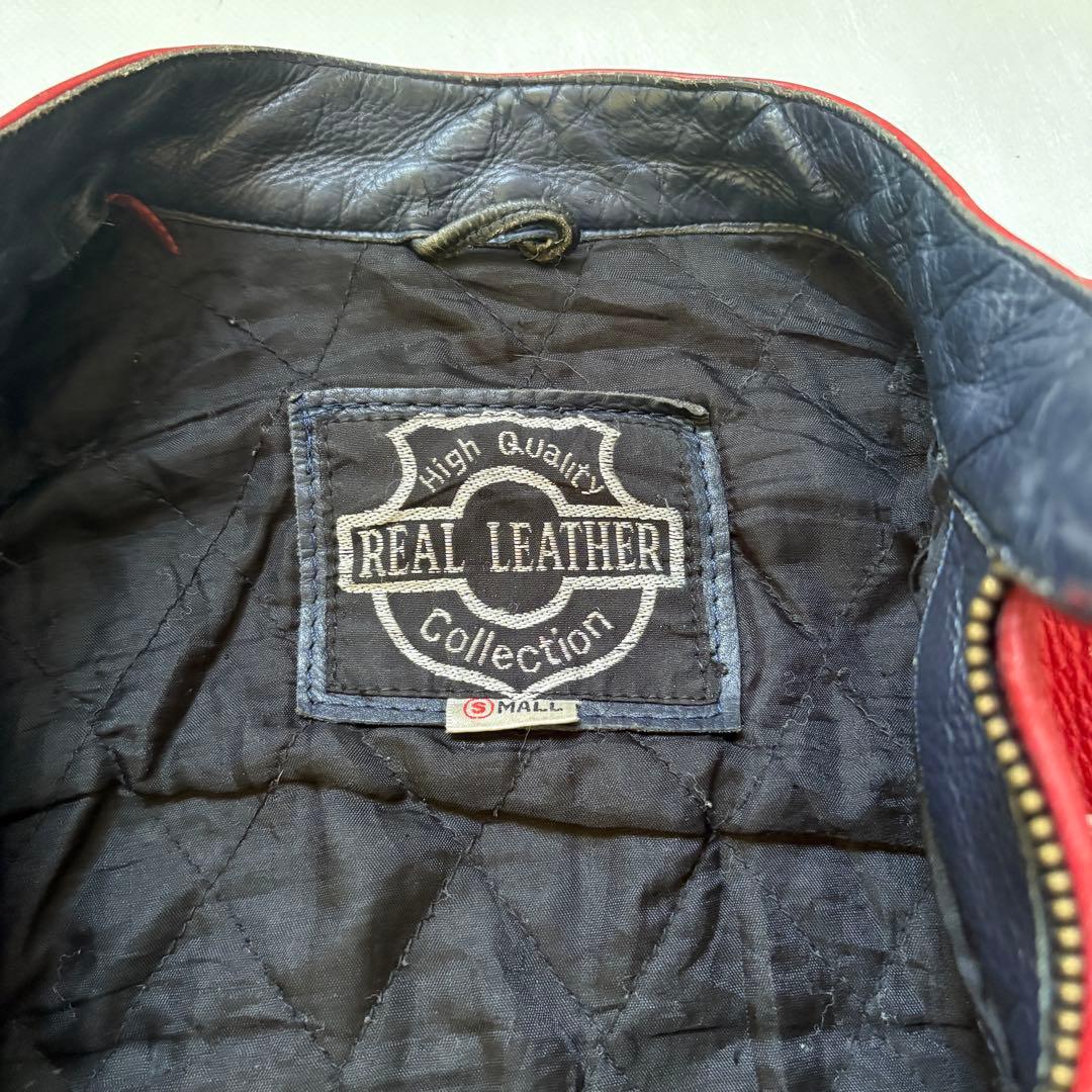 RedBull レッドブル　シングルライダースジャケット　本革