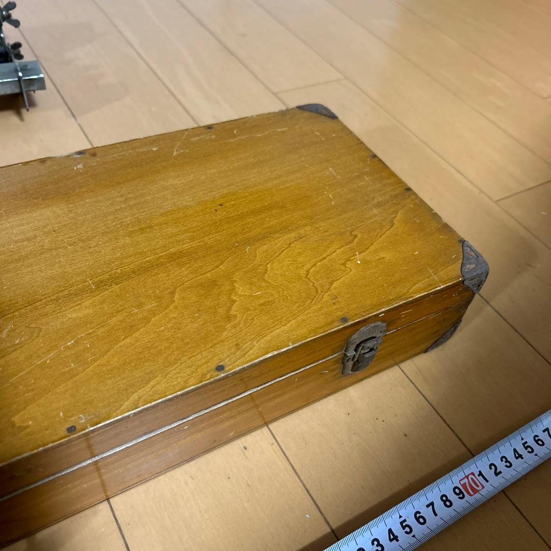 編み機　アンティーク　昭和　レトロ　超希少　高速編み機　木箱