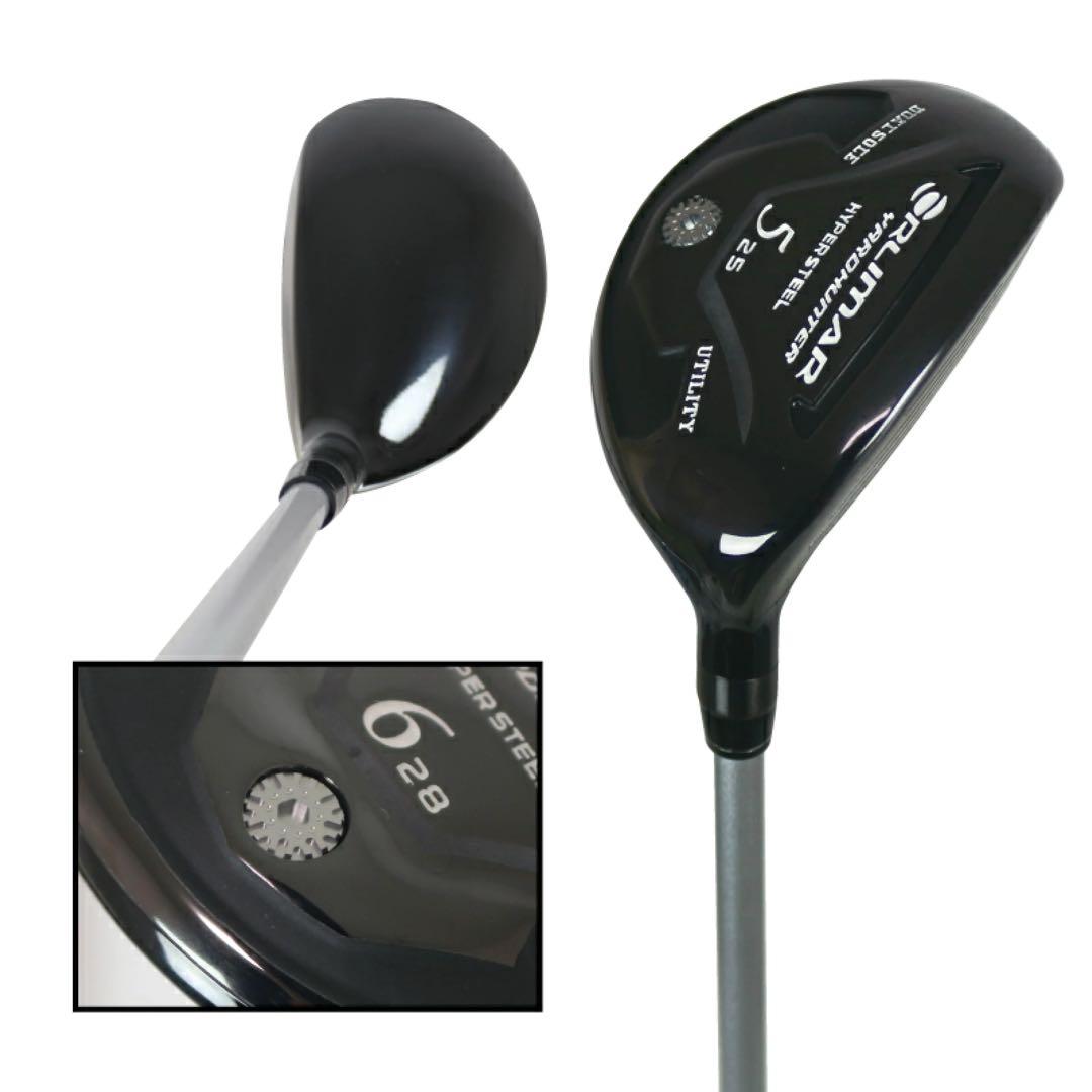 新品 オリマー ワンレングス ユーティリティ ヤードハンター ブラック 8番SR