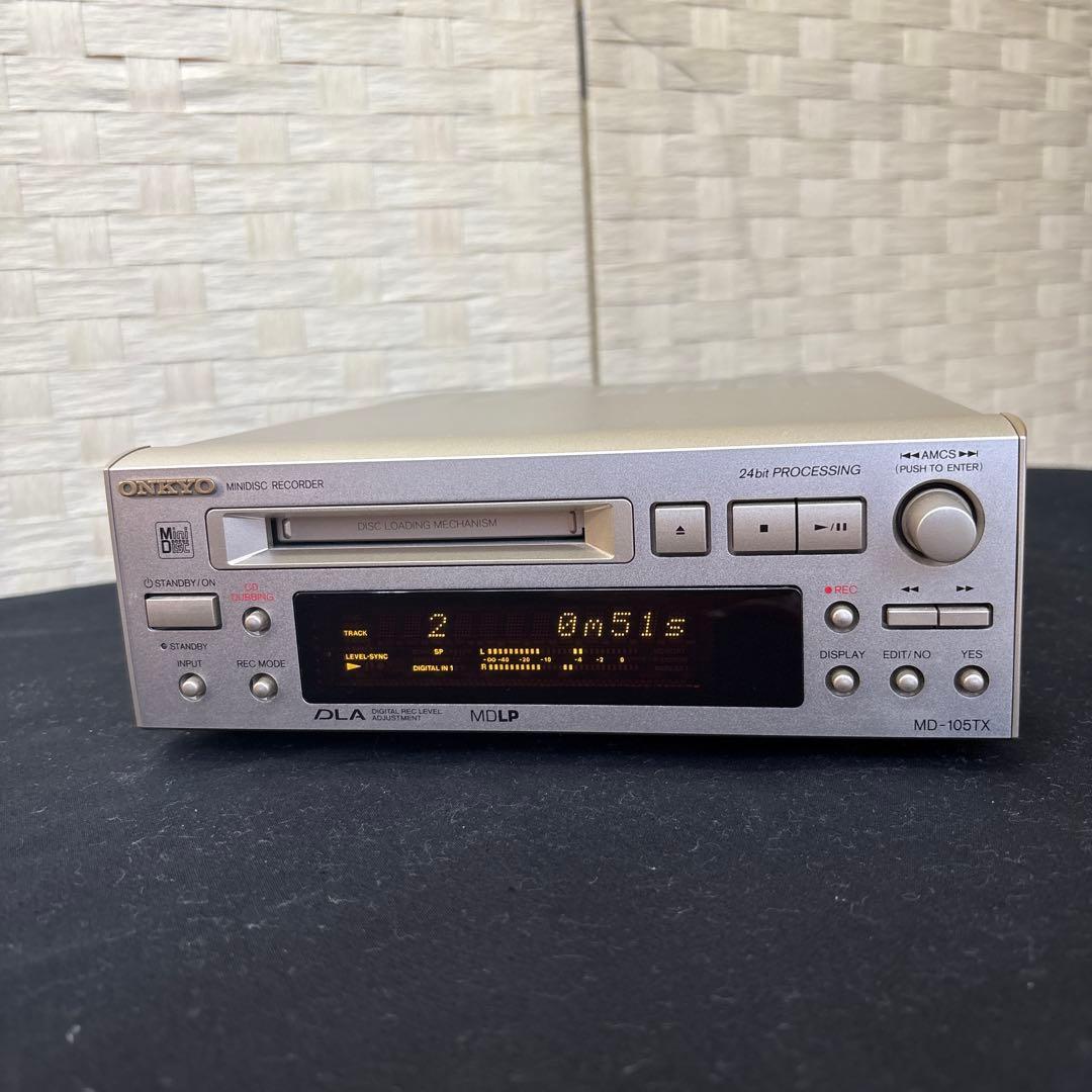 め5 ONKYO オンキヨー MD-105TX　MDLP対応MDレコーダー