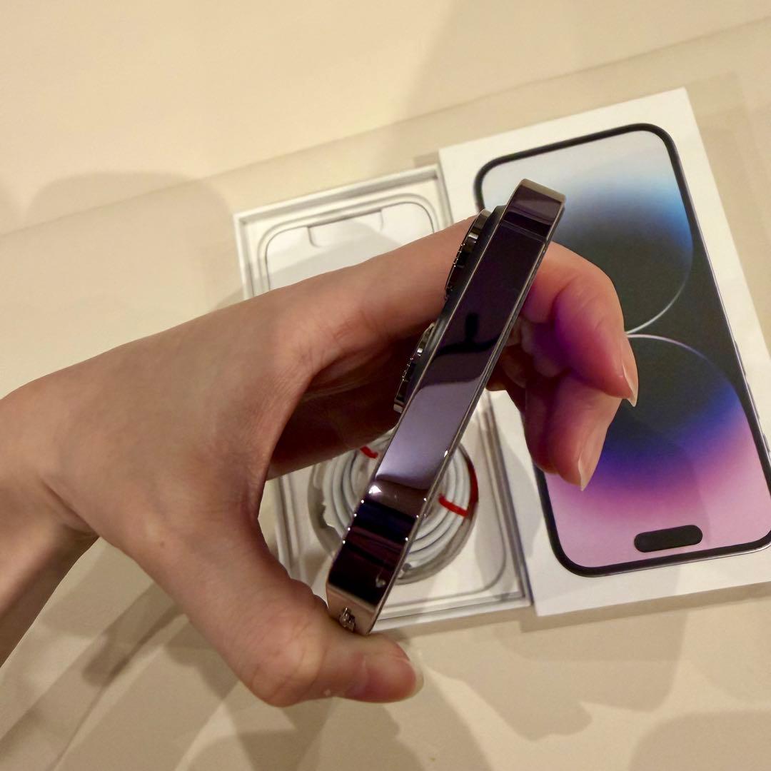 iPhone14Pro 256GB ディープパープルSIMフリー 美品