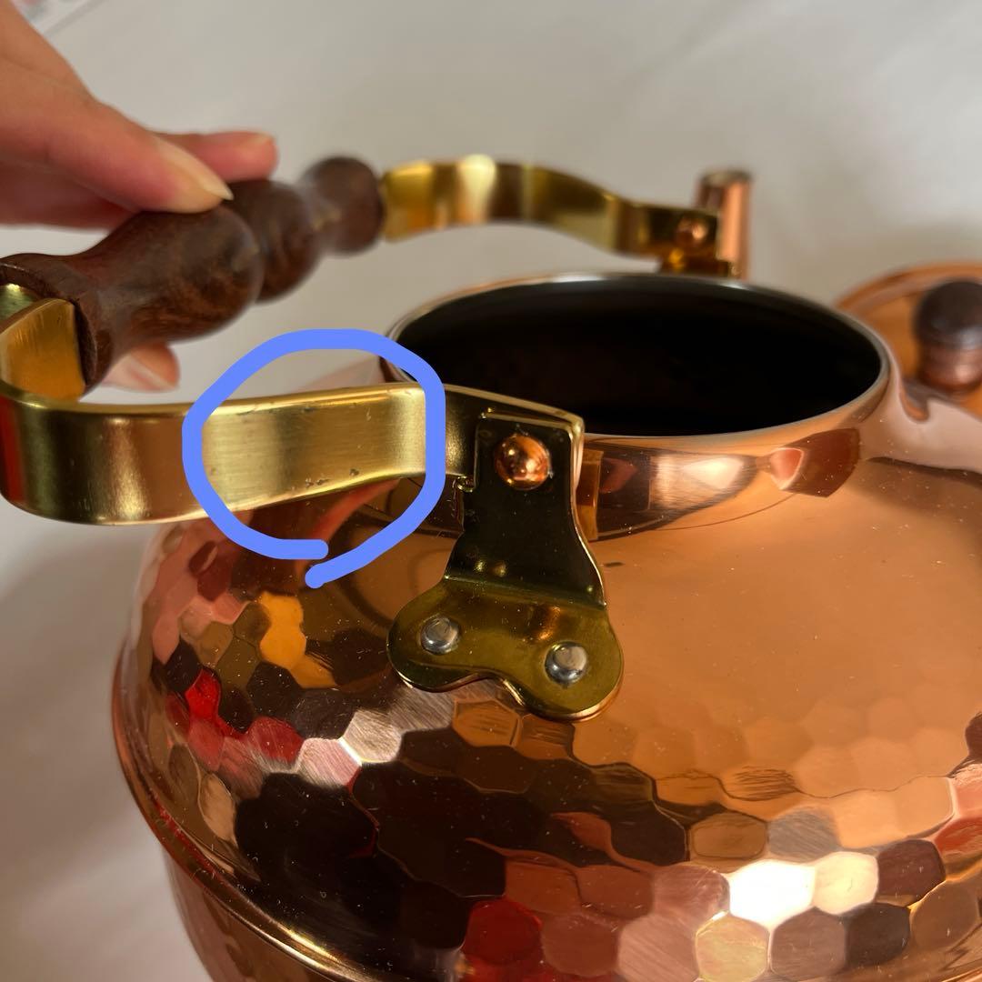 【未使用】COPPER 100 新光金属　1.5ℓケトル　やかん　純銅