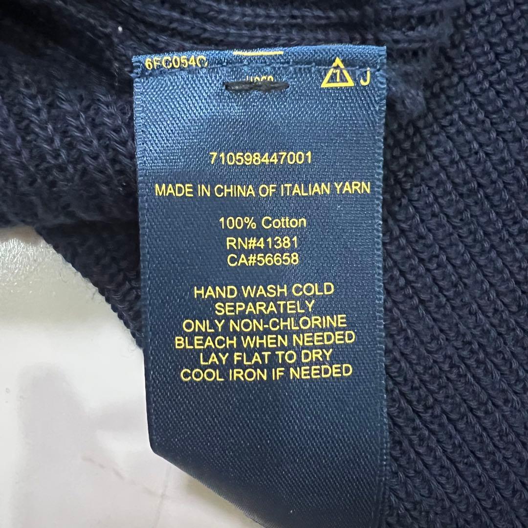 ラルフローレン　ジップニット　XS メンズ　RalphLauren