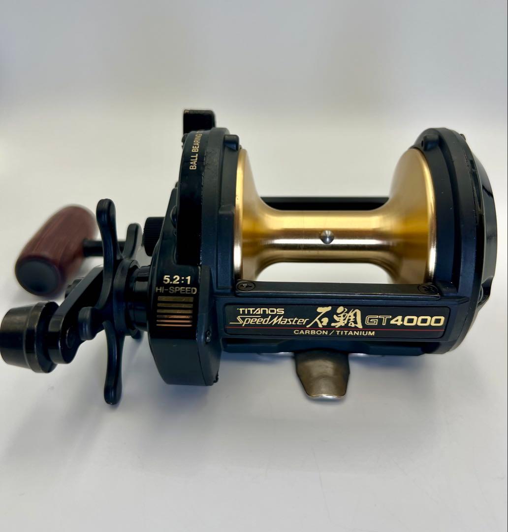 SHIMANO シマノ 石鯛 チタノス スピードマスター GT4000両軸リール