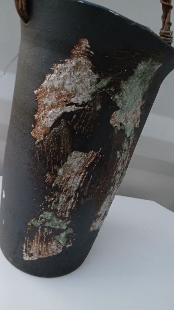 信楽焼 傘立て 花器 花瓶 和モダン 陶器 おしゃれ和モダンな傘立て