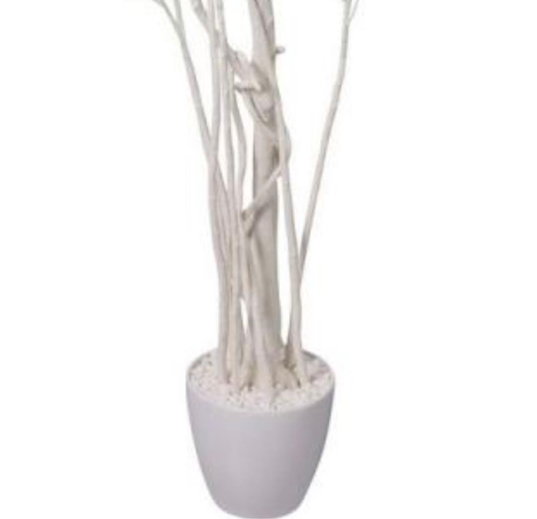 光触媒　人工観葉植物　フェイクグリーン　ホワイトブランチポット180センチ