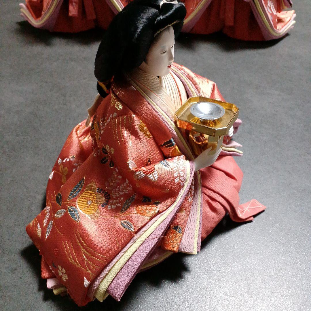 吉徳大光 雛人形 三人官女　初節句　ひな人形　お雛様　お内裏様　ひな祭り