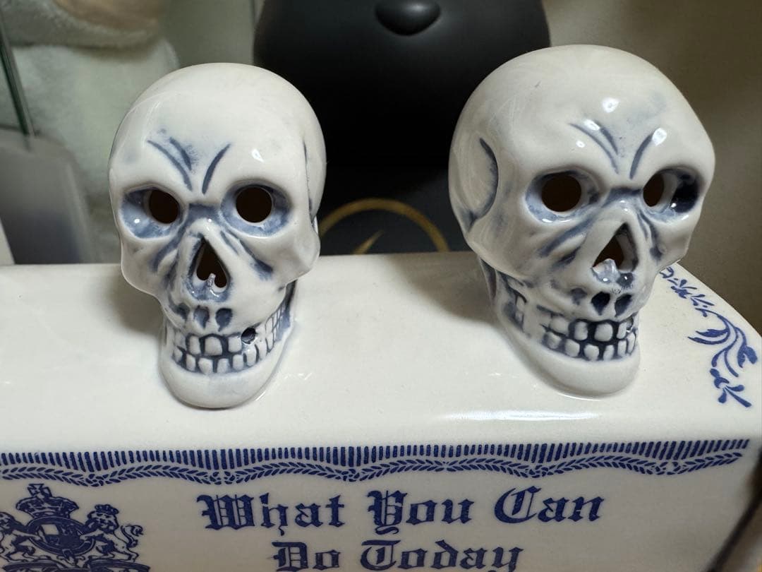 Neighborhood インセンスチャンバー　スカル4連　お香立て