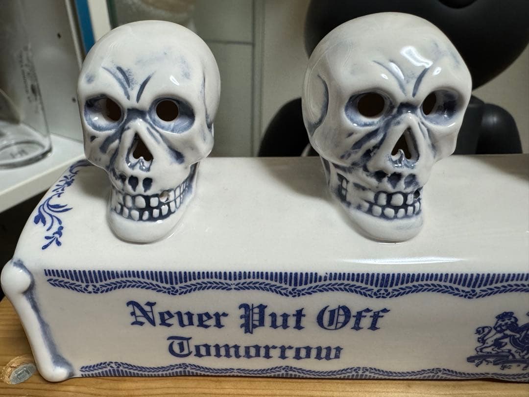 Neighborhood インセンスチャンバー　スカル4連　お香立て