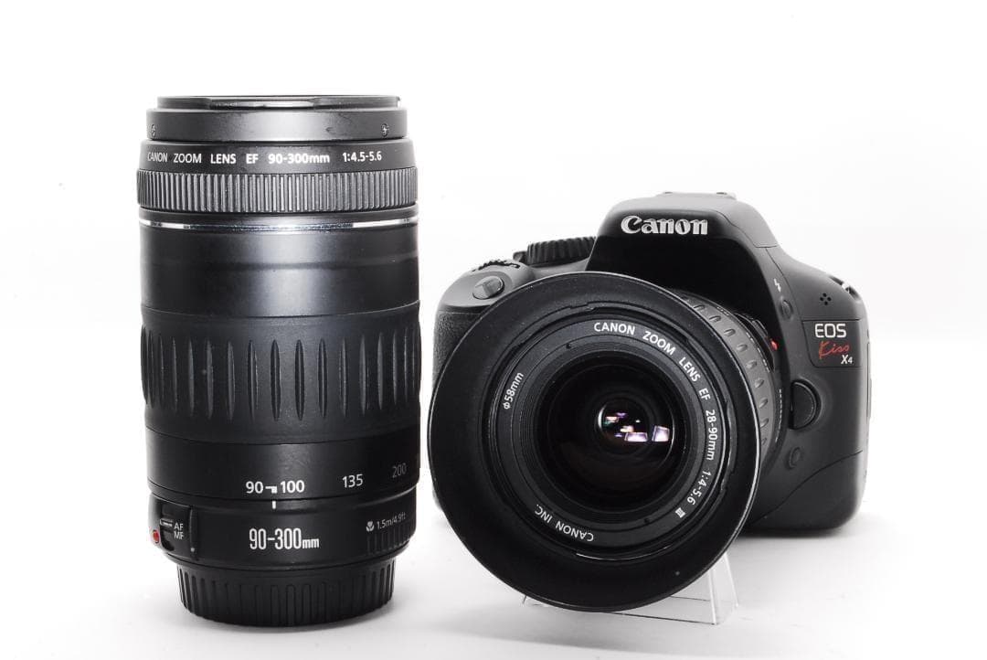 軽量ボディCano kiss X4ダブルレンズセット旅行に最適☘️