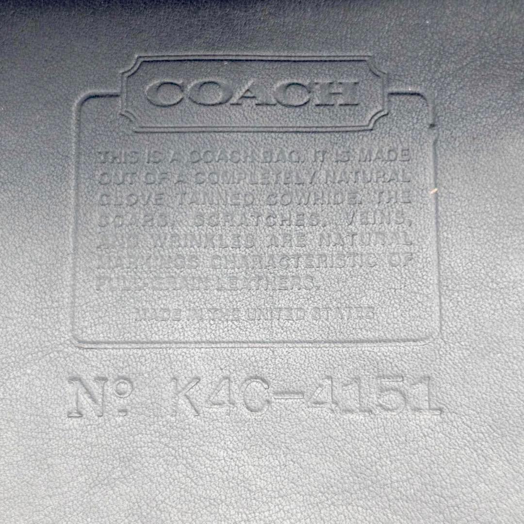 ★COACH★ コーチ オールドコーチ ショルダーバッグ ブラック 4151.