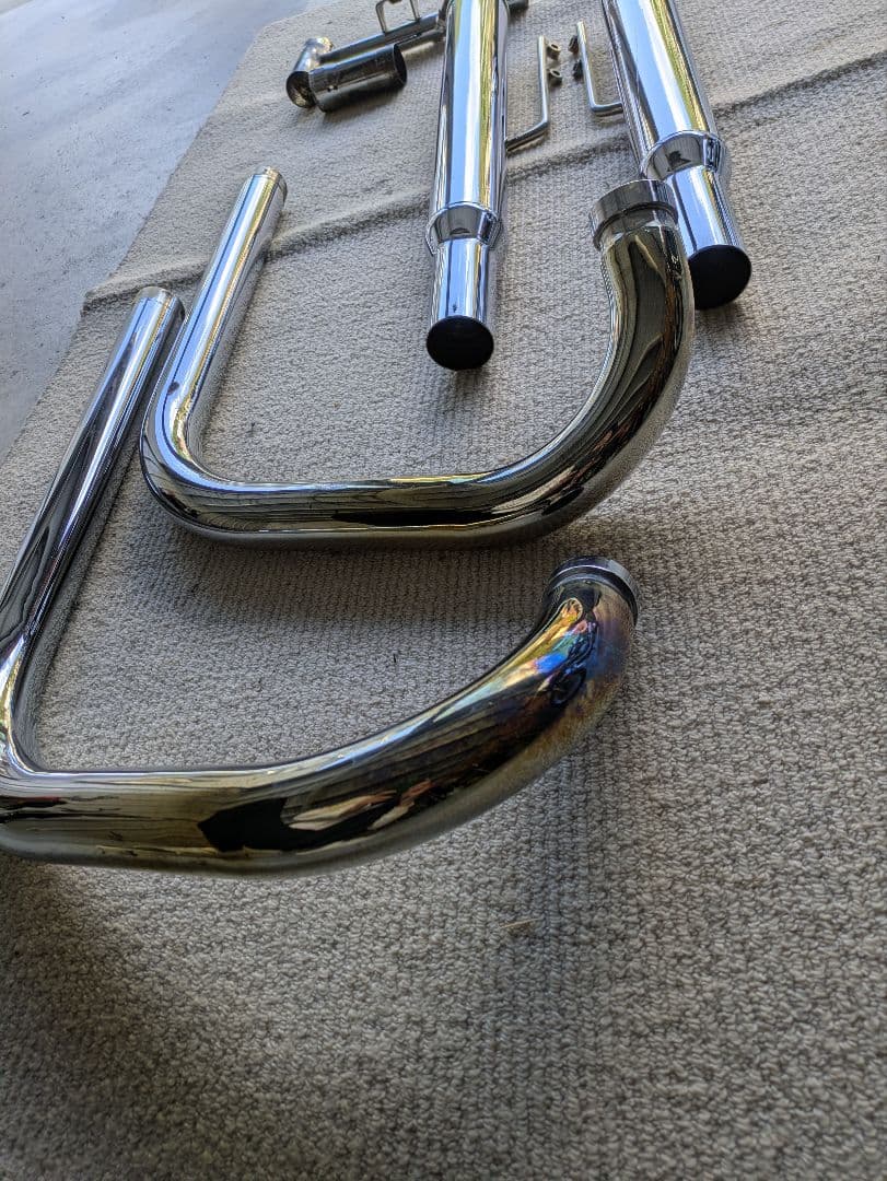 w800 ボートラップ　シガーマフラー