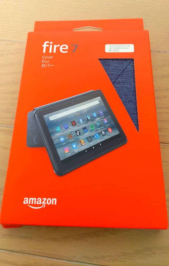 Amazon Fire 7 16GB ブラック 専用カバー付き　12世代