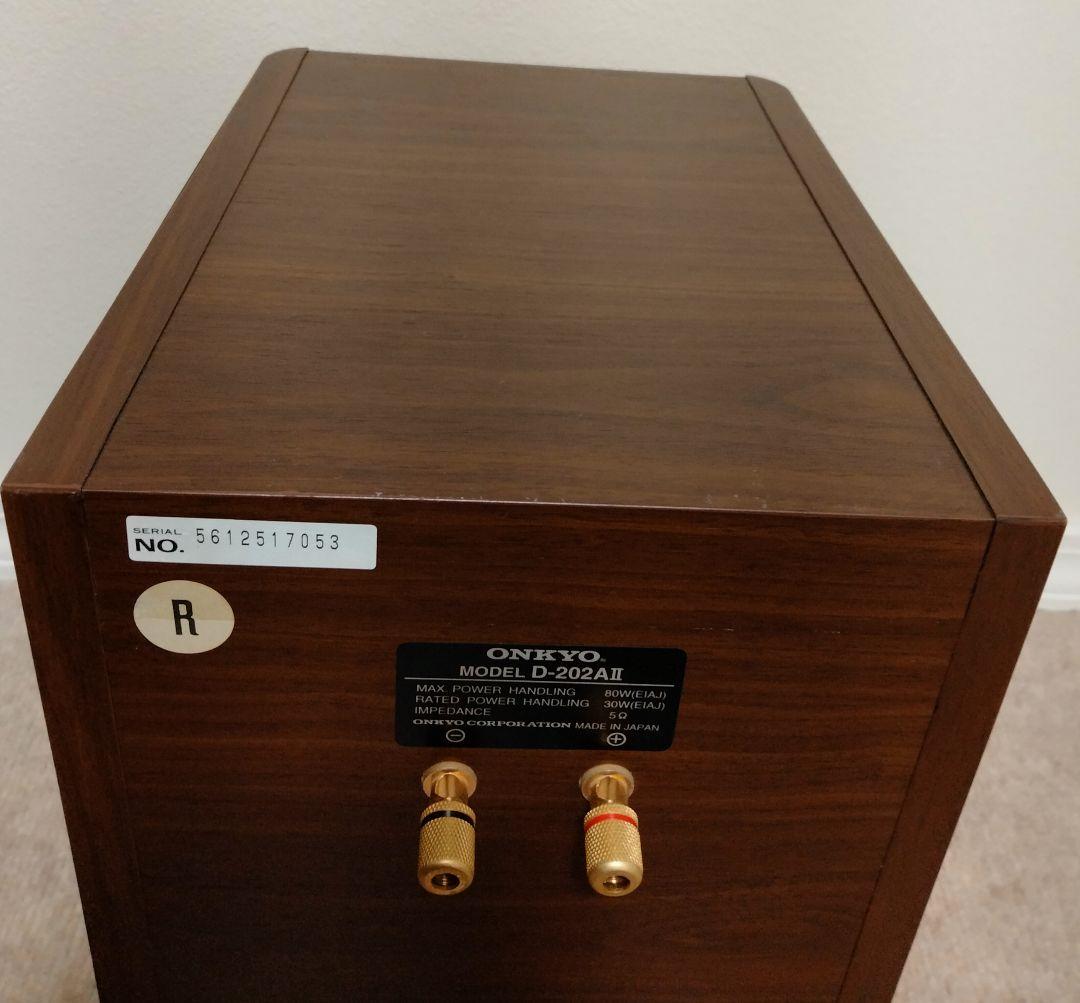ONKYO/オンキョー スピーカー D-202AⅡ 動作確認済み　値下げ