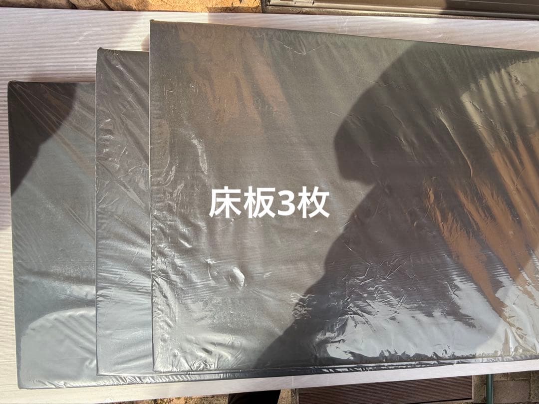 木製棚付きパイプベッド シングル ブラック