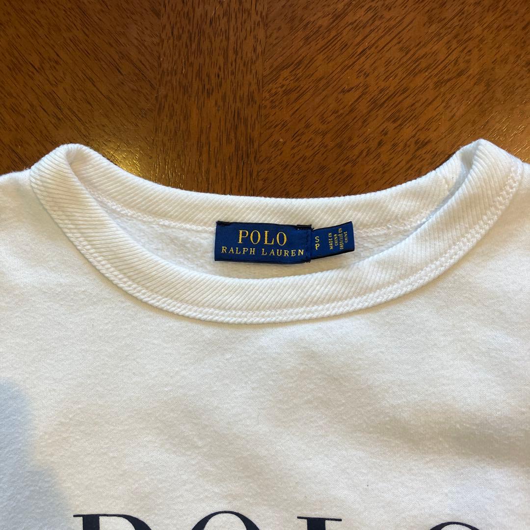 ラルフローレン ポロベア トレーナー白レディースS〜M