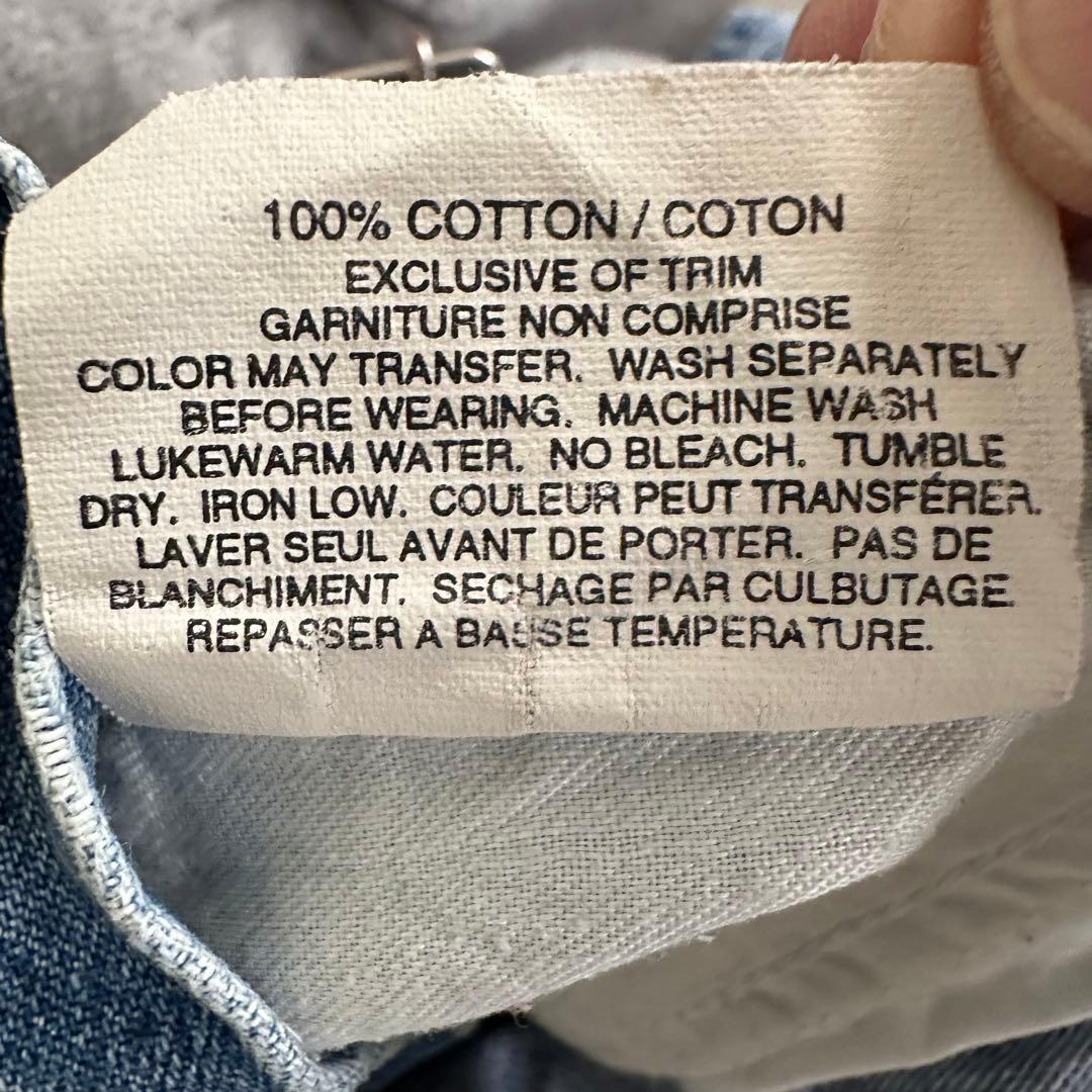 usa古着　90‘s TOMY  デニムオーバーオール　Mサイズ