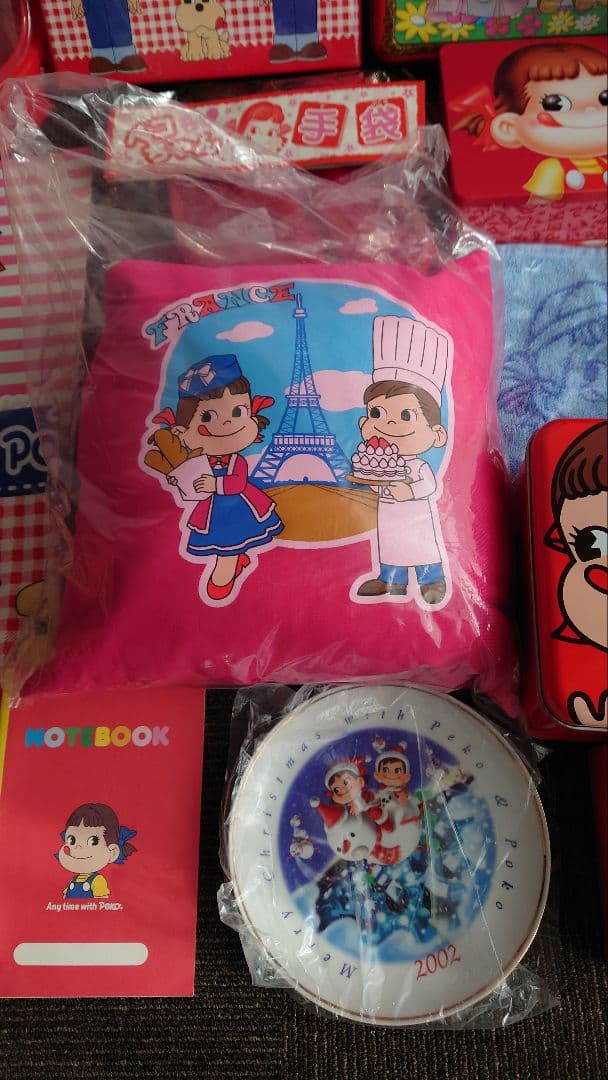 不二家　ペコちゃんグッズ大量セット　缶ケース　昭和レトロ　コレクター品