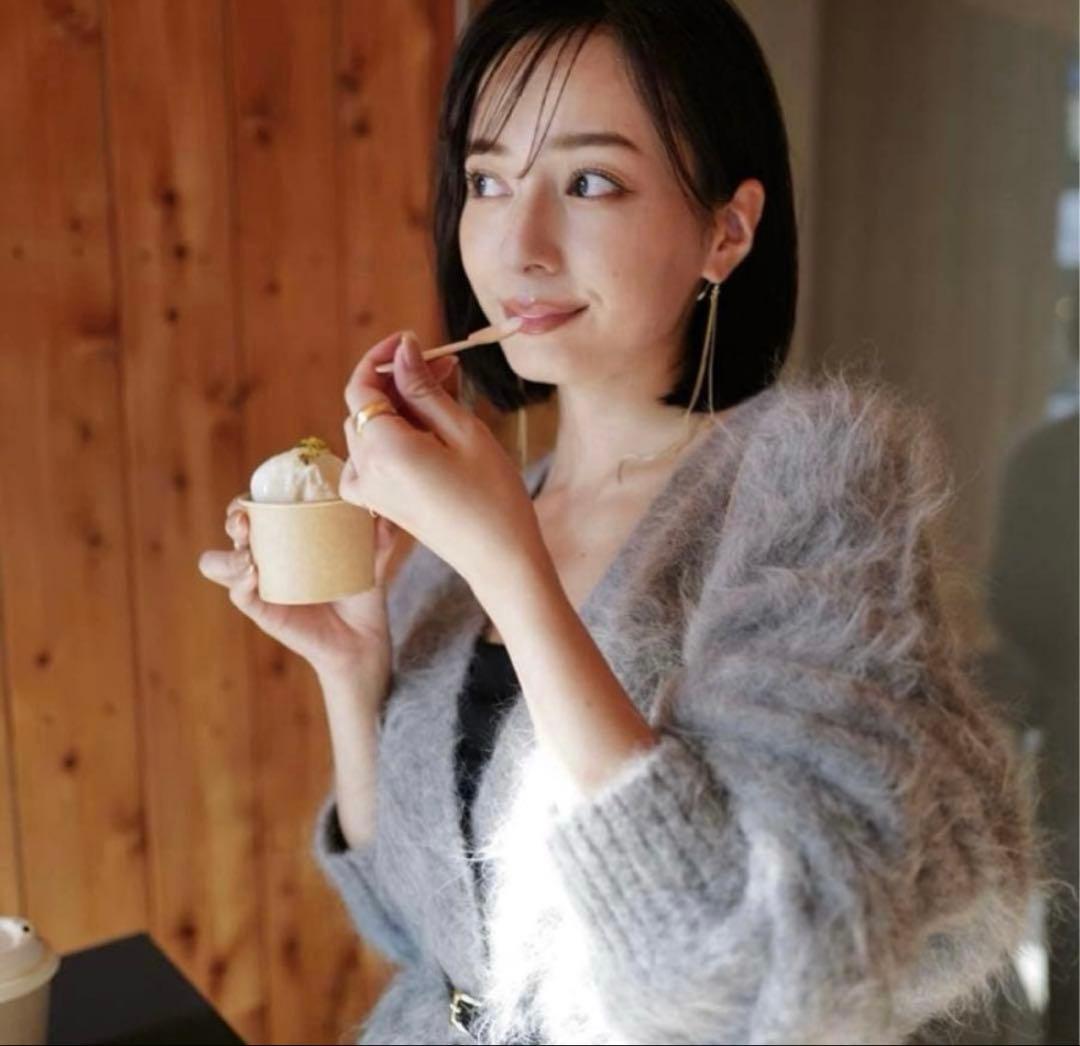 アニュアンス■anuans■スーリーアルパカニットカーディガン