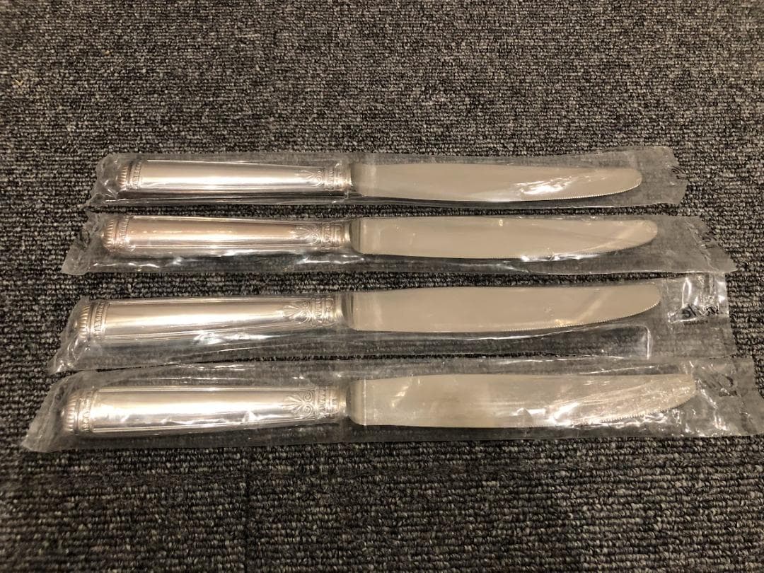 Christofle マルメゾン シルバープレート ディナーナイフ 4本 新品