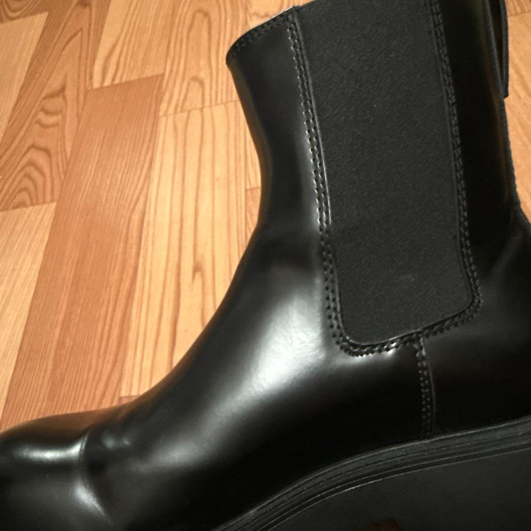 【 ZARA 】 チャンキートラックソール チェルシーブーツ （42）