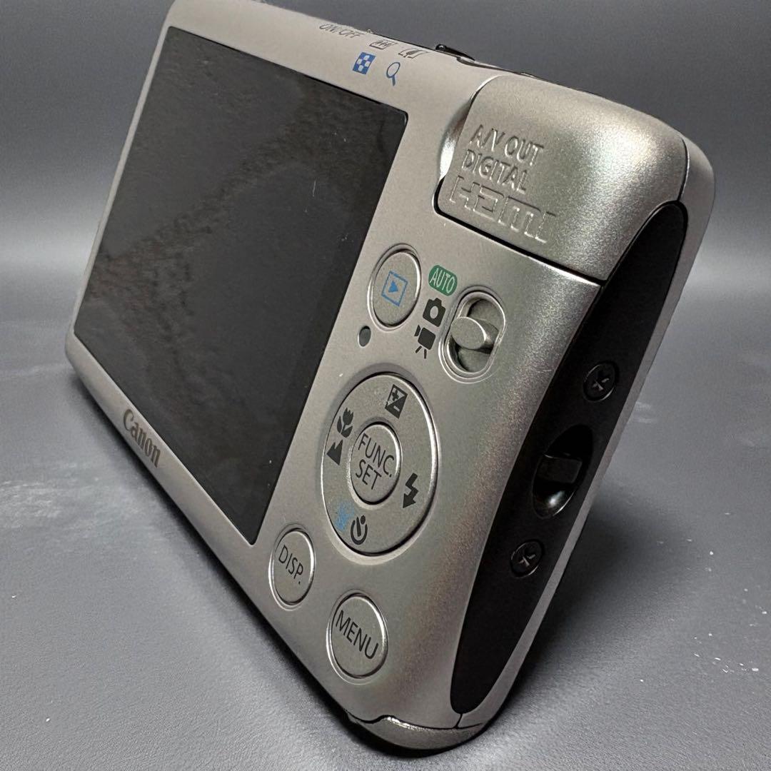 【極美品】 Canon キャノン デジカメ IXY 400F シルバー コンデジ