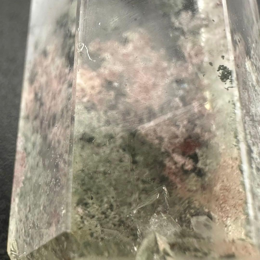 【希少】ガーデンクォーツタワー淡ピンクレアクォーツインファントムフラワー