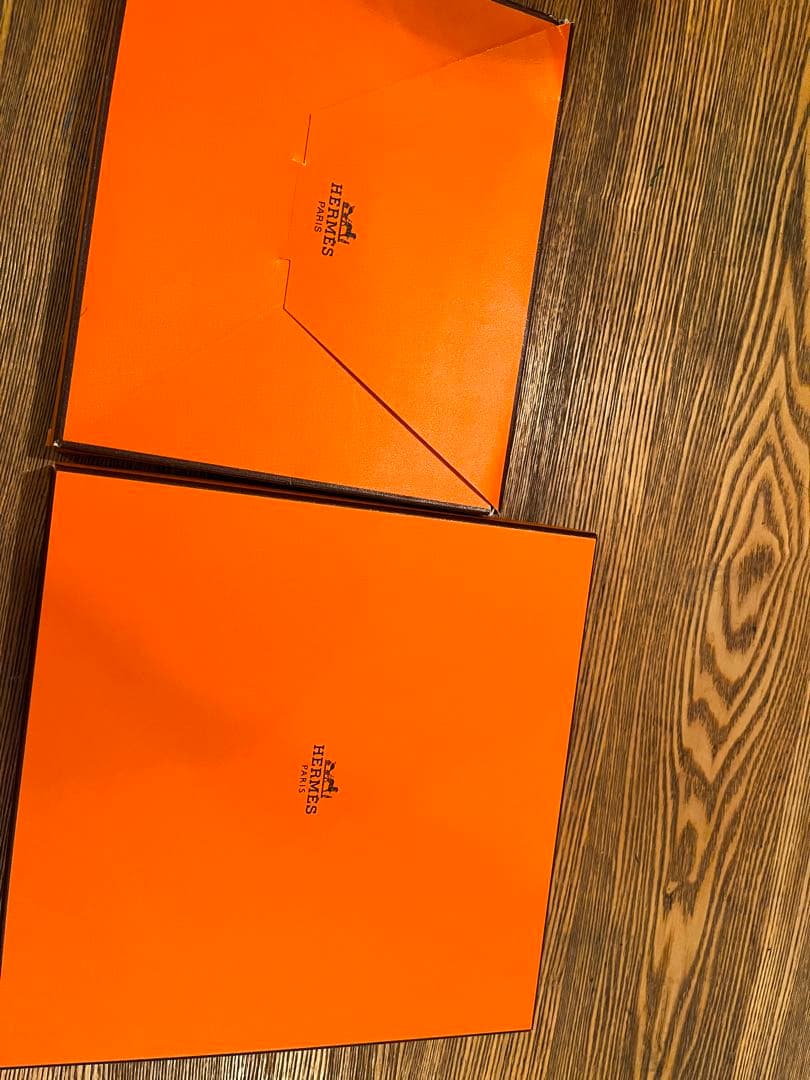 エルメス ユリス ノートカバー 革 オレンジ