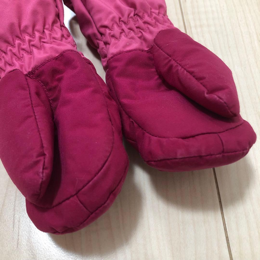 mont-bell ジャンプスーツ 90 ピンク 手袋セット