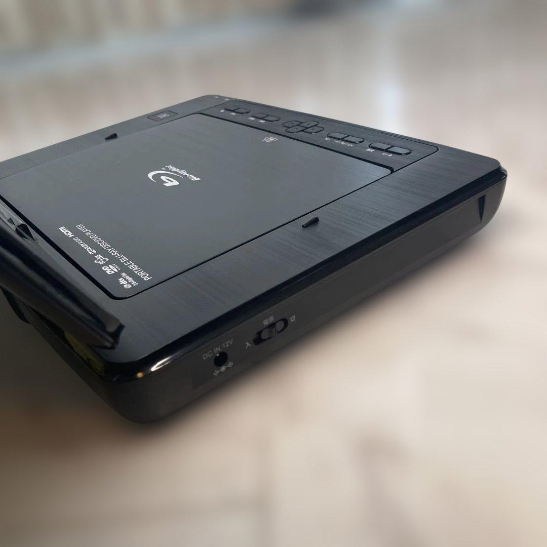 【美品】TEES 9インチ ポータブルDVD・ブルーレイプレーヤー