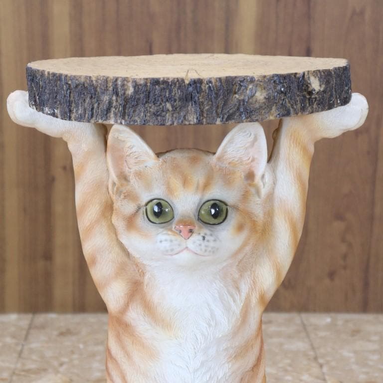 サイドテーブル マンチカン ネコ おしゃれ アニマル 動物 ソファ横 ポップ