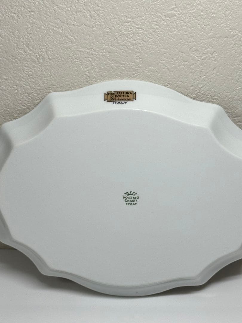 Richard Ginori レッドコック ミニオーバルプレート 小皿