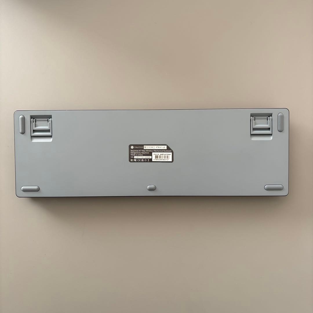 Keychron K7 Max QMK/VIA（赤軸、US配列）